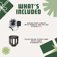 Fairy Lights & Floor Lamp Set