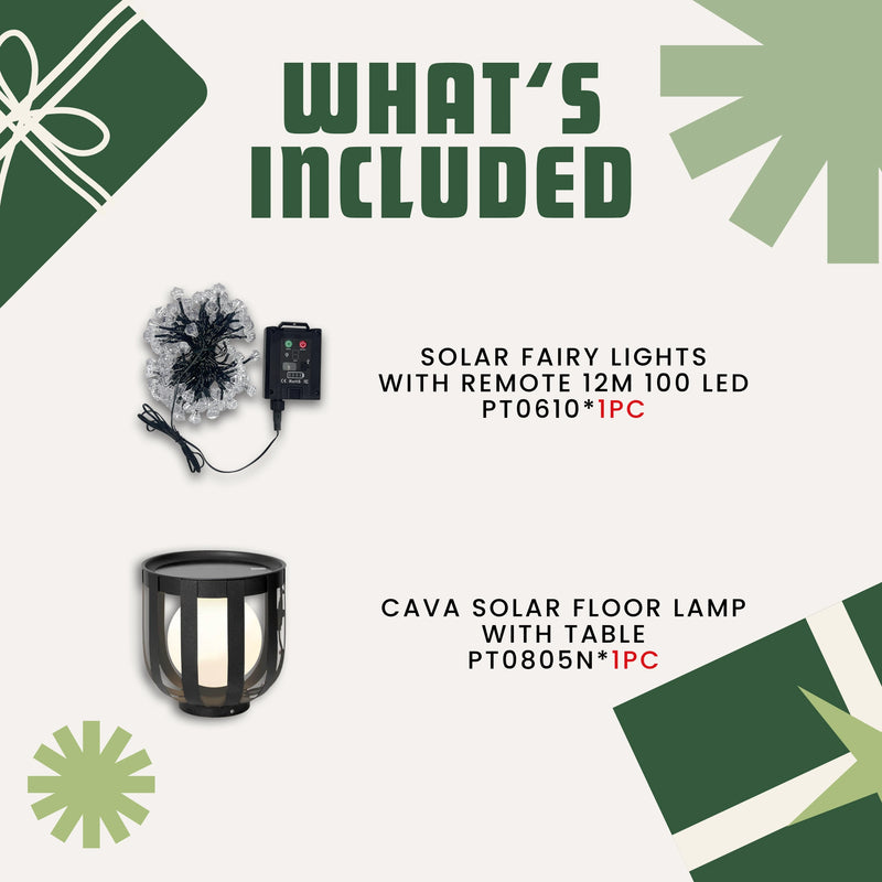 Fairy Lights & Floor Lamp Set