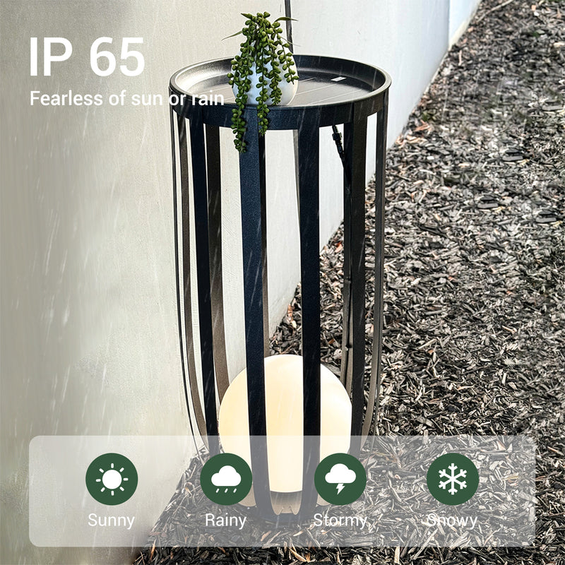 Cava Solar Floor Lamp With Table PT0805N