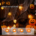 Solar Fairy Lights with Remote - 12M 100 LED Warm White & 8 Modes PT0610