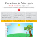 Frost resistant solar wall light for all seasons