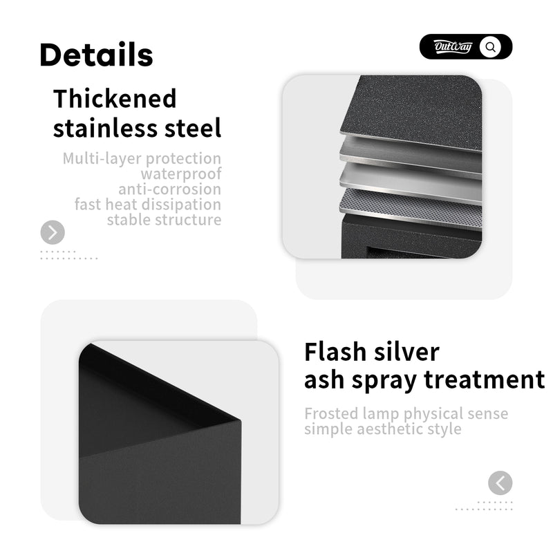 Automatically lights up at dusk with zero running cost.
