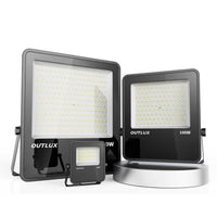  LED flood lights on a white background