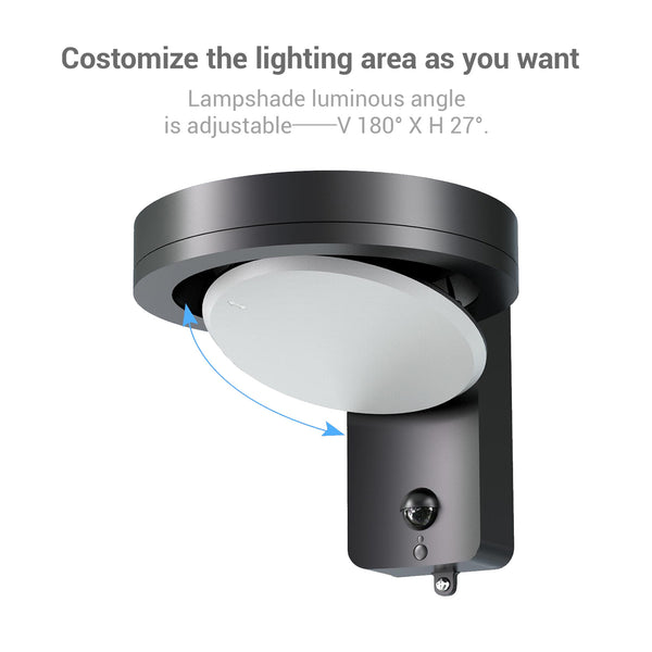 Serra Motion Sensor Solar Wall Light PT0721