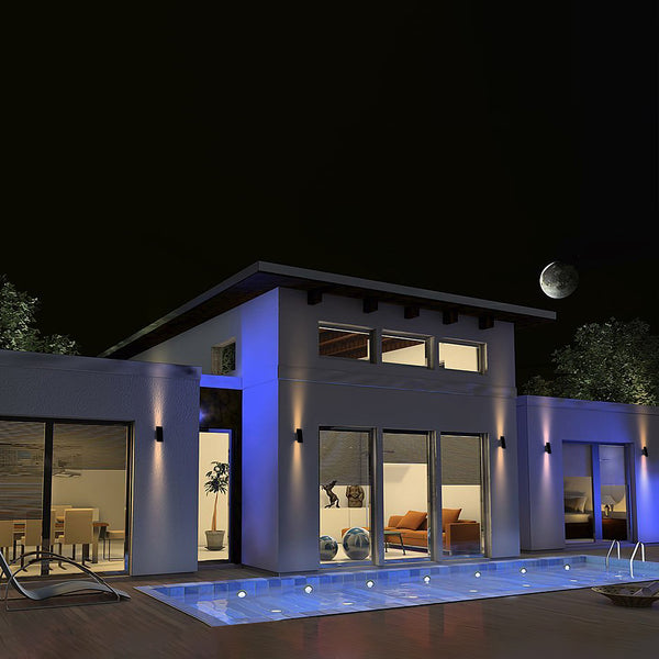 Energy-efficient solar wall light with long battery life and zero electricity cost.