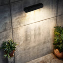 Energy-saving wall light with automatic charging and smart night operation.
