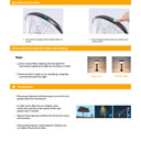 Enjoy fast delivery on these high-quality solar lights, ensuring quick and efficient shipping for your outdoor lighting needs.
