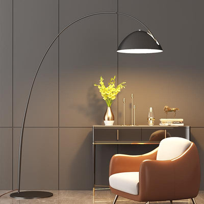 Elegant indoor floor lamp adding cozy light to a living room