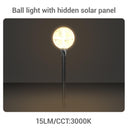 garden ball lights solar