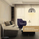 Floor lamp providing glare-free ambient lighting