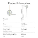 hanging solar ball lights outdoor