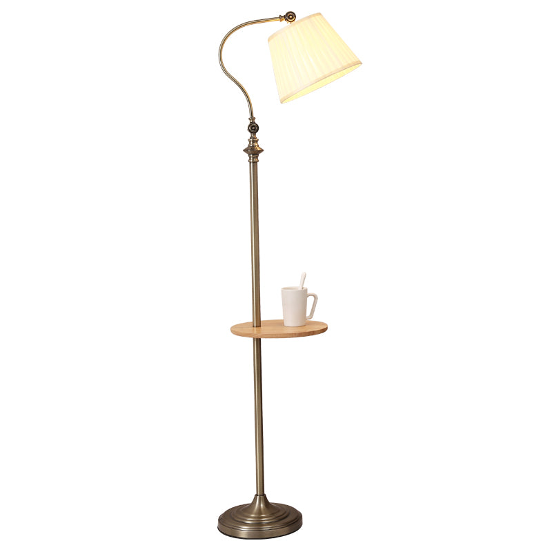 Floor lamp compatible with E27 LED or energy-saving bulbs.