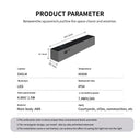 LED solar exterior light with a modern design, ideal for patios and balconies.