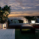 LED solar garden light providing bright and energy-efficient illumination.