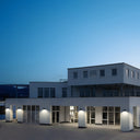 LED solar wall lighting solution for outdoor areas, easy to install and maintain.