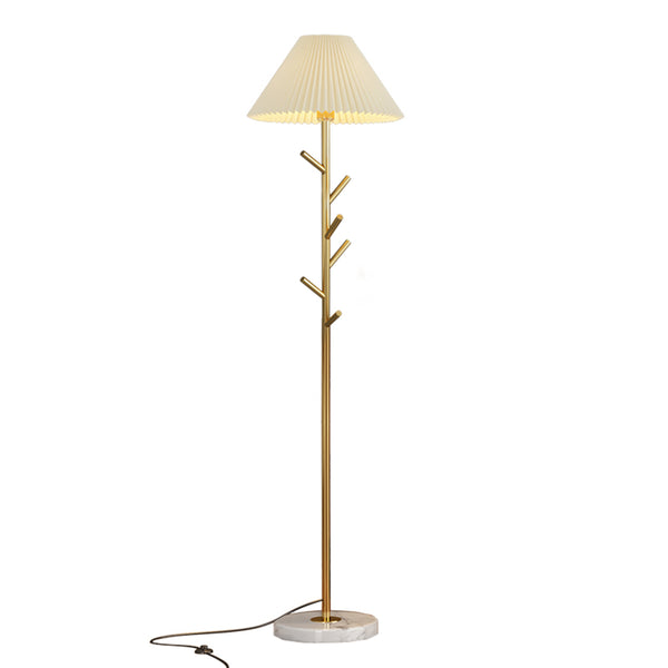 Contemporary floor lamp perfect for living rooms and bedrooms.