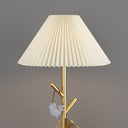 Elegant marble base offers stability and style.