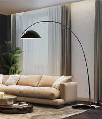 Close-up of modern LED floor lamp design