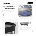 Solar LED light powered by high-efficiency monocrystalline panel for reliable operation.