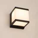 Outdoor waterproof solar wall light, perfect for garden and walkway lighting.