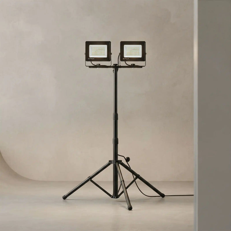 Voro Twin-Head LED Work Light 100W, Tri-Colour