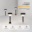 Solar garden light with waterproof design, perfect for all-weather outdoor use.