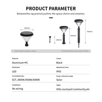 Easy-to-install solar pathway light, great for Australian landscapes.