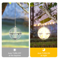 solar ball hanging lights