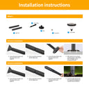 solar  lawn lights with Adjustable Lighting Modes