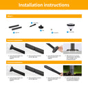 solar led lawn light