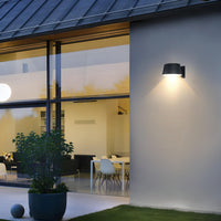 solar led wall light with sensor