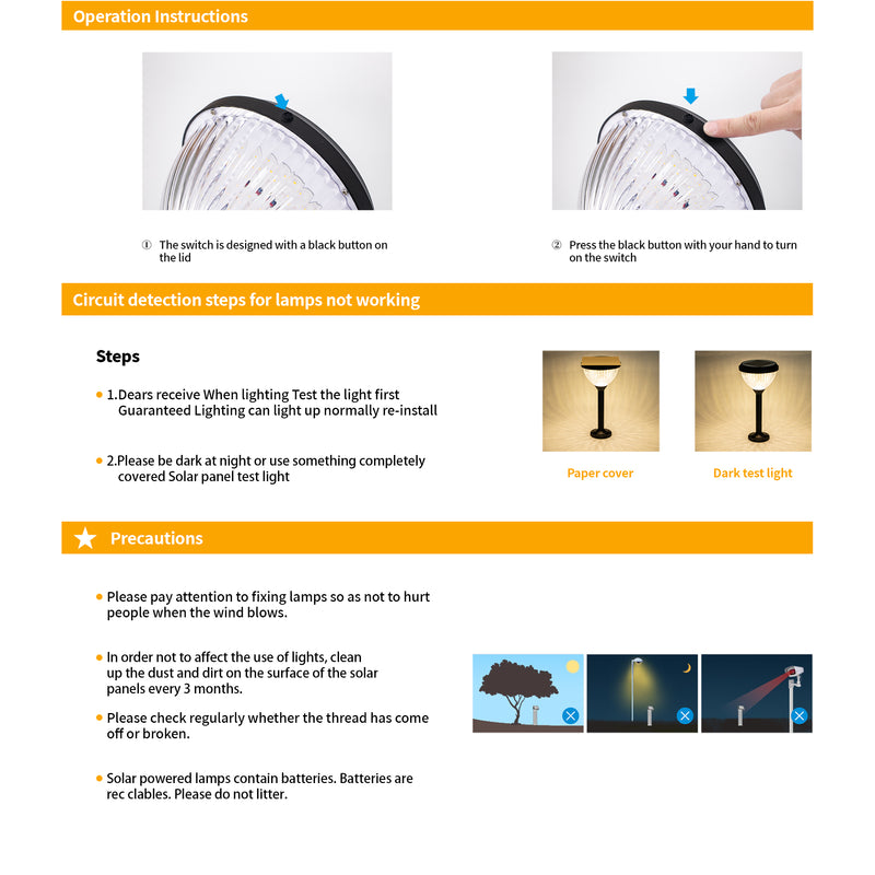 solar light for lawn
