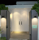 solar sensor wall light outdoor