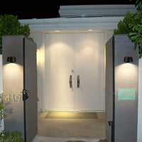 solar sensor wall light outdoor