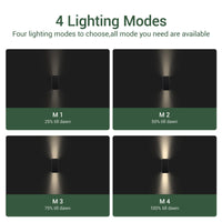 solar up down wall lights