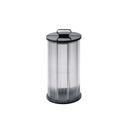 Durable stainless steel solar lamp with dusk-to-dawn operation and no wiring needed.