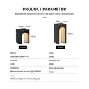 Rust-resistant stainless steel frame ideal for outdoor weather.