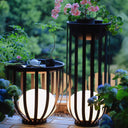 Weatherproof outdoor floor lamp, perfect for patios and pathways.