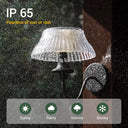 Waterproof Nova solar wall light for outdoor use