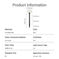 Weather-resistant solar light for patios, driveways, and lawns