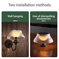 waterproof outdoor solar wall lights
