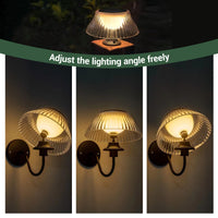 waterproof solar outdoor wall lights